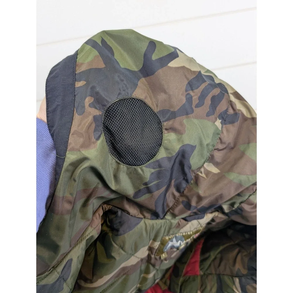 Spiewak Jacket Men Large Black Hooded Camo‎ Lined Gorpcore Utility Tactical Warm